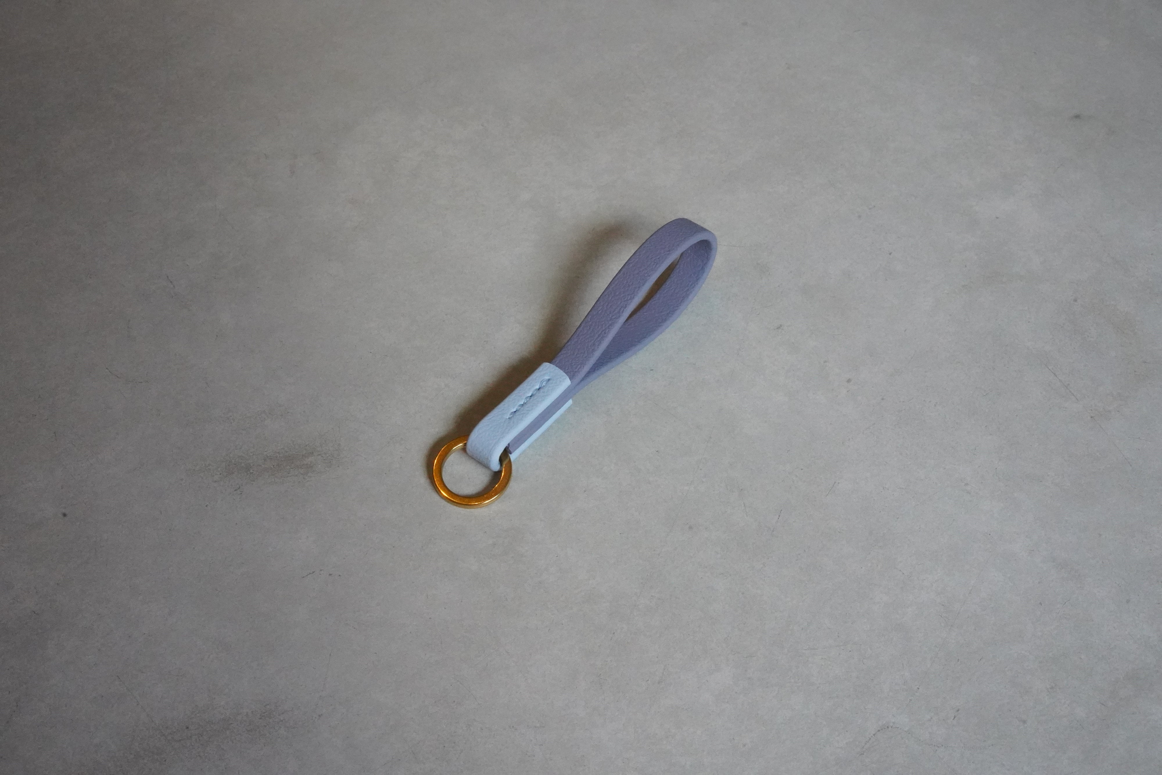 <transcy>Fat leather key ring small</transcy>