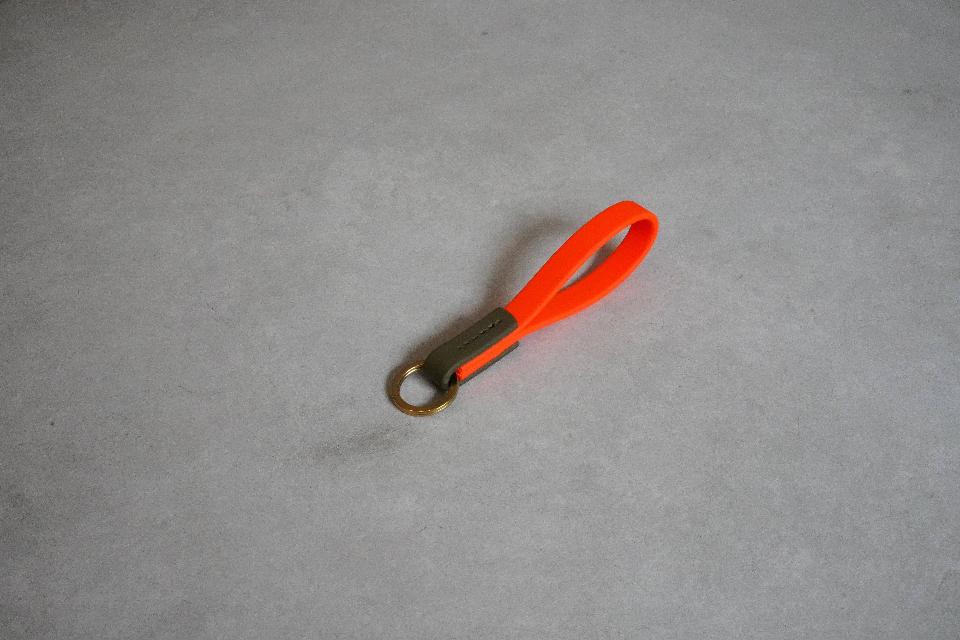 <transcy>Fat leather key ring small</transcy>