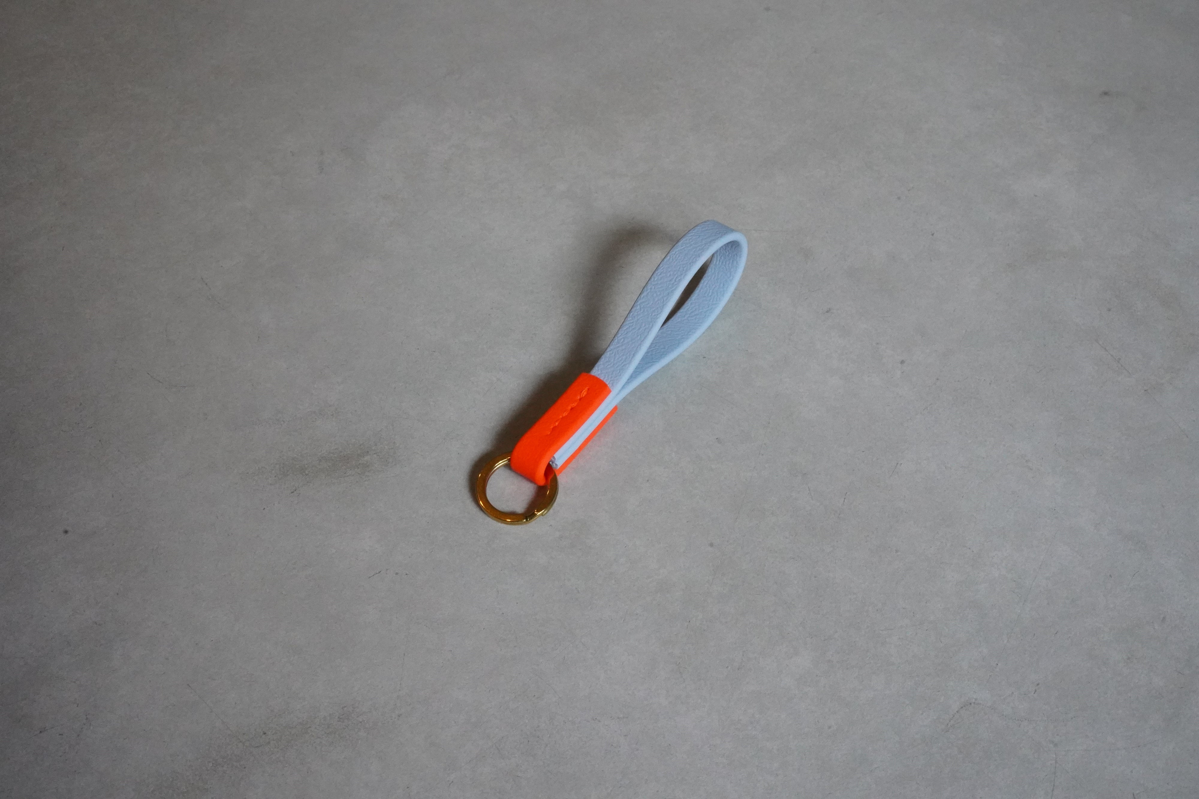 <transcy>Fat leather key ring small</transcy>